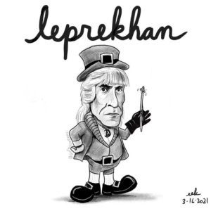 Badstrangeart, applepencilart, irish, khan, leprechaun, procreateart, ricardomontalban, startrek, startrek2, startrekmemes, stpaddysday, stpatricksday, trekkie, wrathofkhan