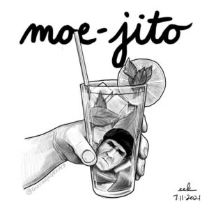 Drinking, classiccomedy, mashup, moe, moehoward, mojito, mojitoday, mojitotime, nationalmojitoday, ounny, threestooges