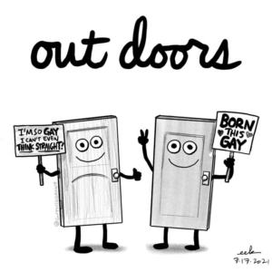 comingout, doors, gaymemes, gaypride, out, outdoors