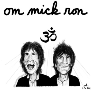 covidvariants, hindu, mickjagger, om, omicron, omicronvariant, rollingstones, rollingstonesfans, ronniewood, vaxxed