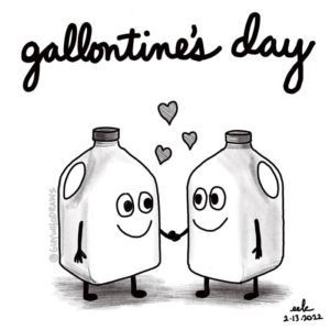 Dating, Love, Sports, amypoehler, galentinesday, gallon, gotmilk, milk, parksandrec, superbowl