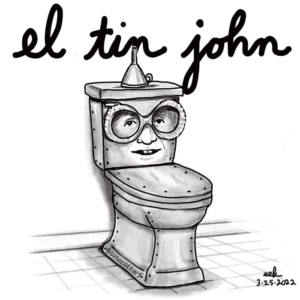 Bathroom, Toilet, bathroomdesign, bernietaupin, eltonjohn, eltonjohnfan, rockandroll, rocketman, somgwriter, tinman, wizardofoz, yoursong