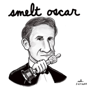 academyawards, coda, jeffspicoli, oscarnominee, oscars, oscars2022, seanpenn, smell, smelt, sniff