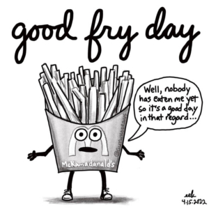 easter, eastermemes, easterweekend, fastfood, frenchfries, fries, goodfriday, mcdonalds, passover, ramadan