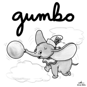 blowbubbles, chewinggum, disney, disneymagic, dumbo, gum, gumbo, nationalgumboday, soup