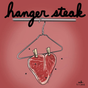 butcher, closet, closetgoals, hanger, hangersteak, meat, meatatarian, steak, steakdinner, steakhouse