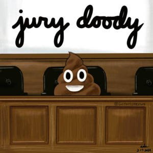 Poop, court, doody, gotocourt, jury, juryduty, lawandorder, poopemoji, poophumor, summons