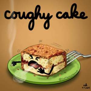 Coffee, baking, cake, coffeeandcigarettes, coffeecake, coffeecakeday, cough, coughing, dessert, nationalcoffeecakeday, smoking
