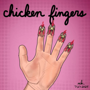chicken, chickenfinger, chickenfingers, chickens, lefthanded, remake, southpaw